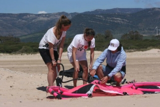 Montando la cometa